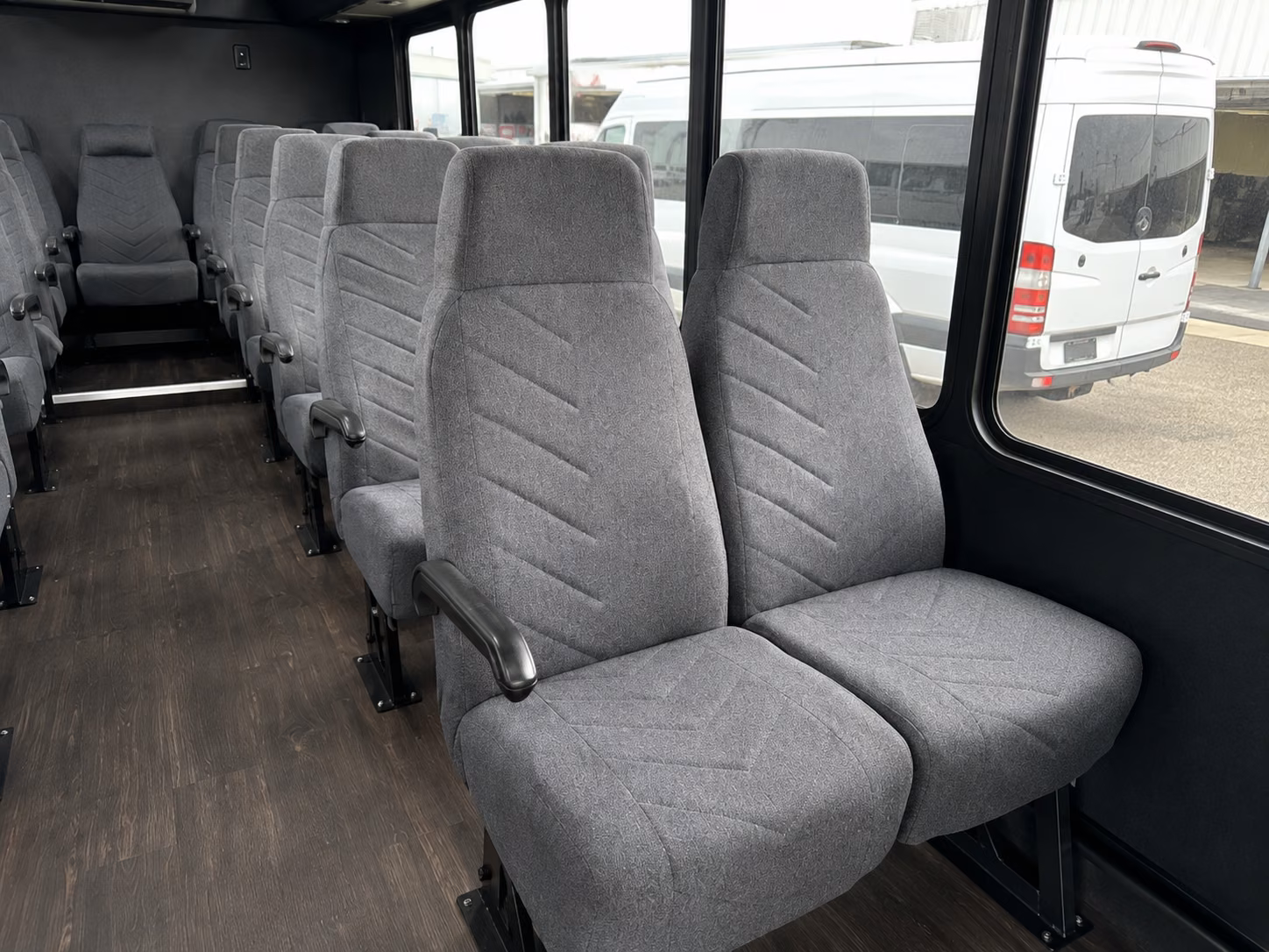 wilmington 18 passenger minibus interior