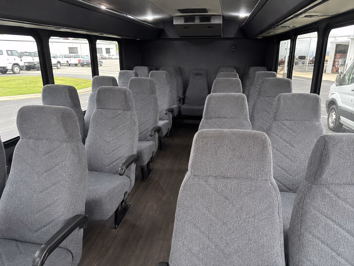 wilmington 20 passenger minibus inside