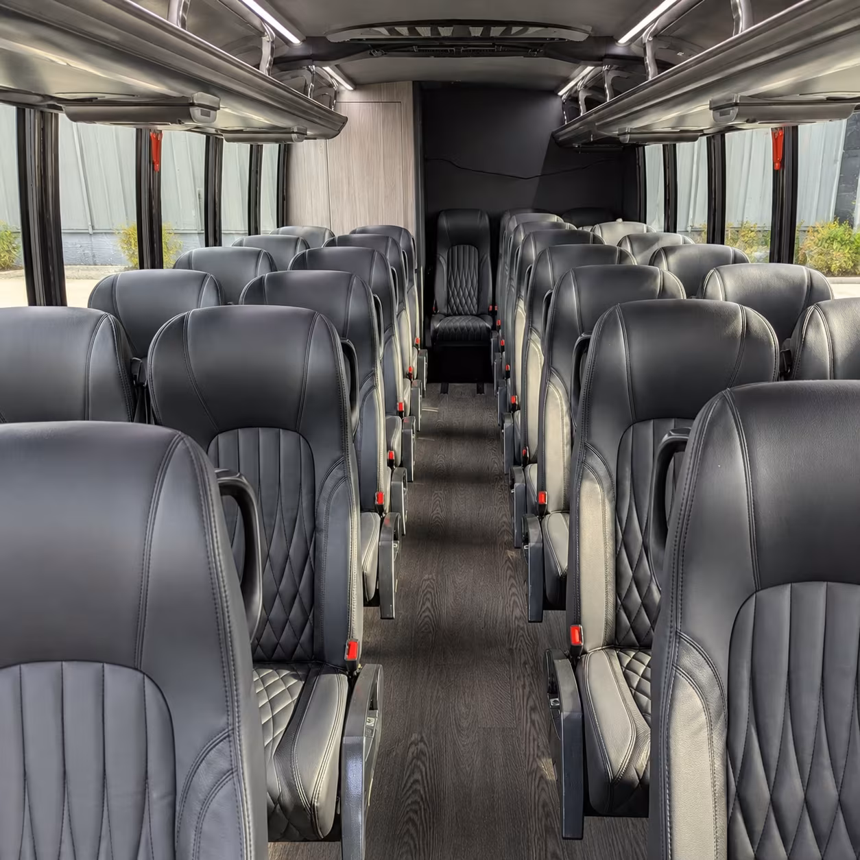 wilmington 25 passenger minibus inside