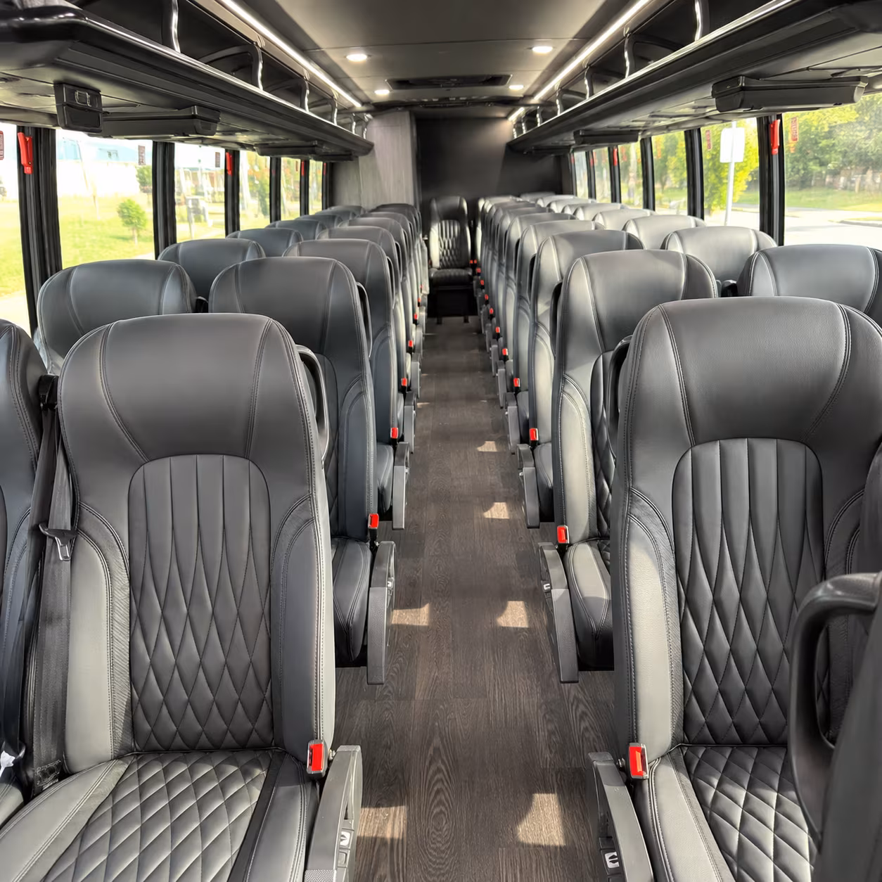 wilmington 30 passenger minibus inside