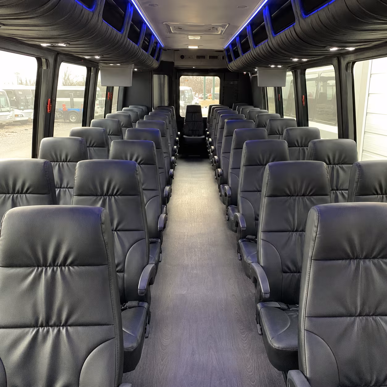 wilmington 30 passenger minibus interior