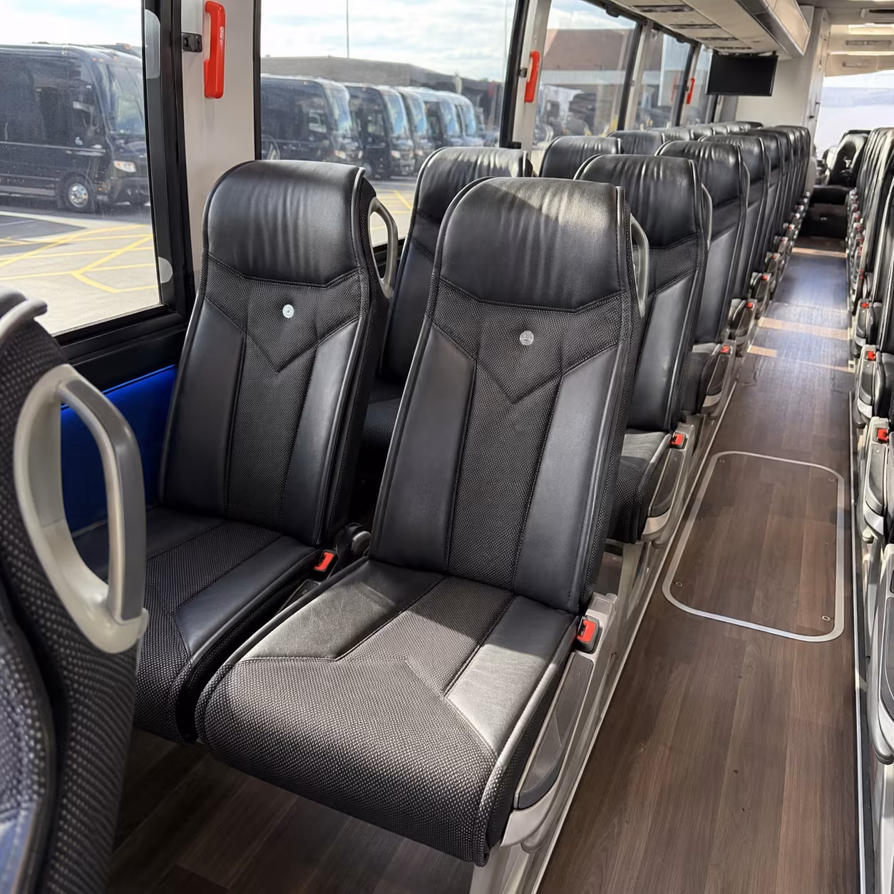 wilmington 40 passenger charter bus interior